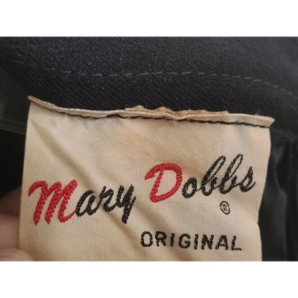 Vtg 70s Mary Dobbs Original Women's Sleeveless Pleated Full Flare Jumpsuit Sz XS - Picture 11 of 13